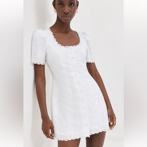 Reformation Annabella Linen Dress - size 6